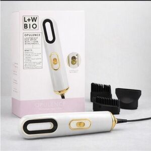 L+W Bio Opulence blow dryer with attachments